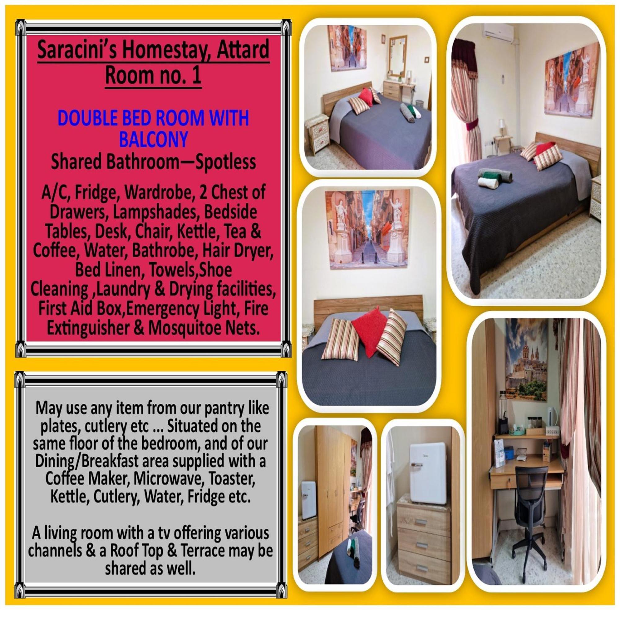 Saracini'S Homestay Attard Exterior photo
