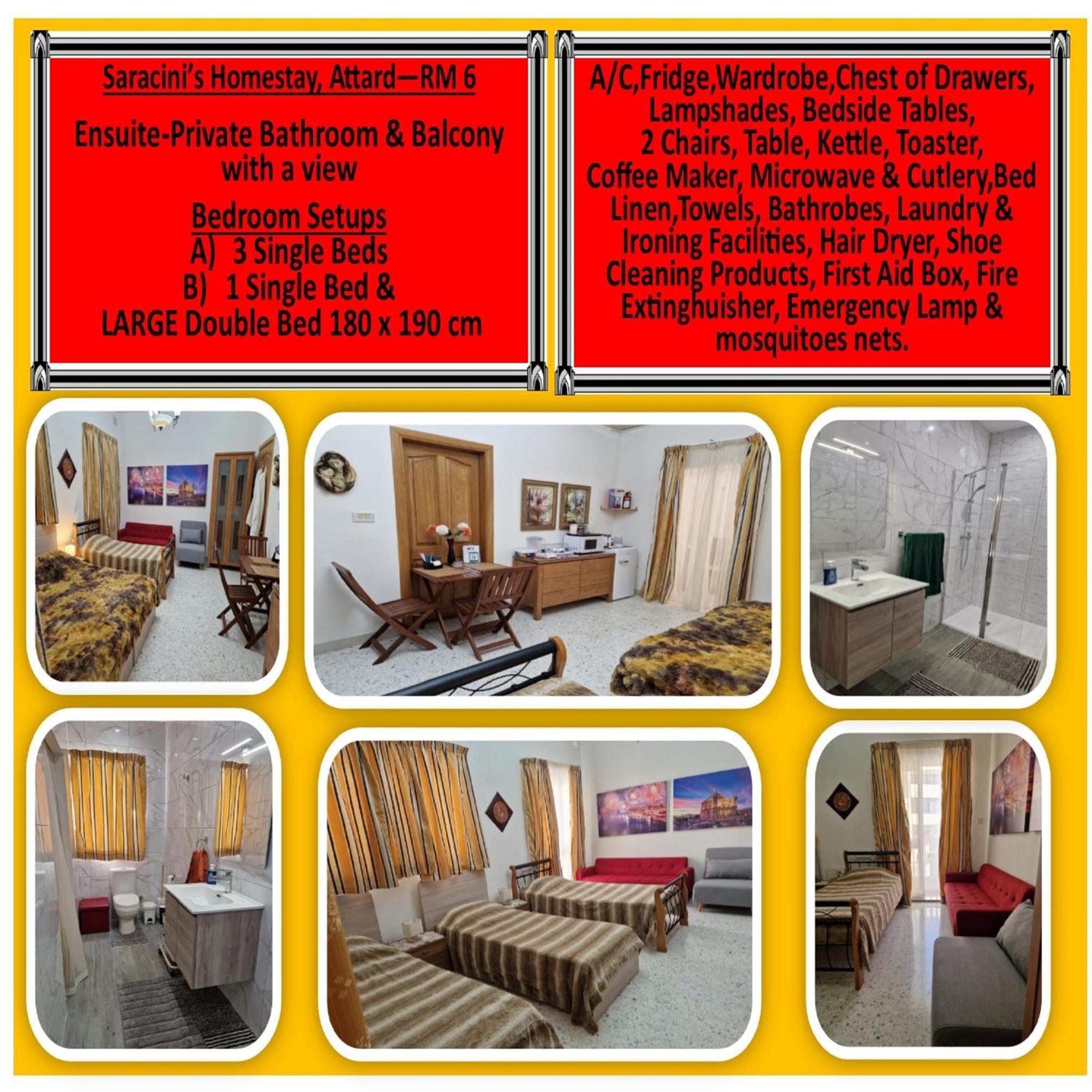 Saracini'S Homestay Attard Exterior photo